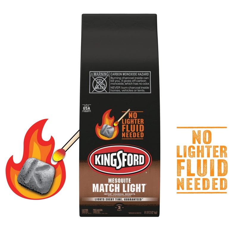 KINGSFORD Match Light 32090 Charcoal Briquet with Mesquite, 12 lb