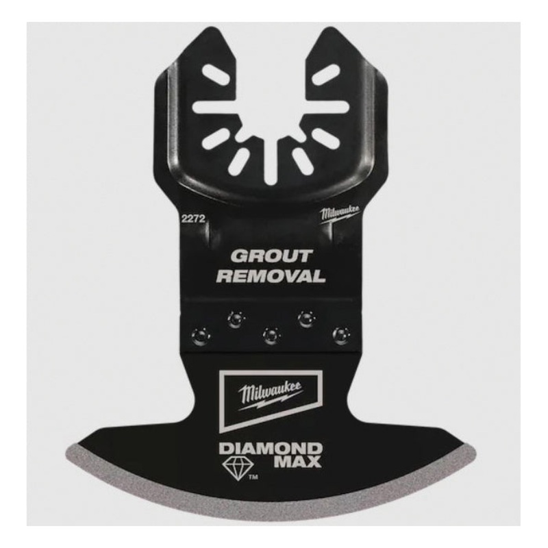 Milwaukee OPEN-LOK DIAMOND MAX 49-25-2272 Removal Multi-Tool Blade, 3.88 in L Blade, 0.53 in W Blade, Carbide Blade