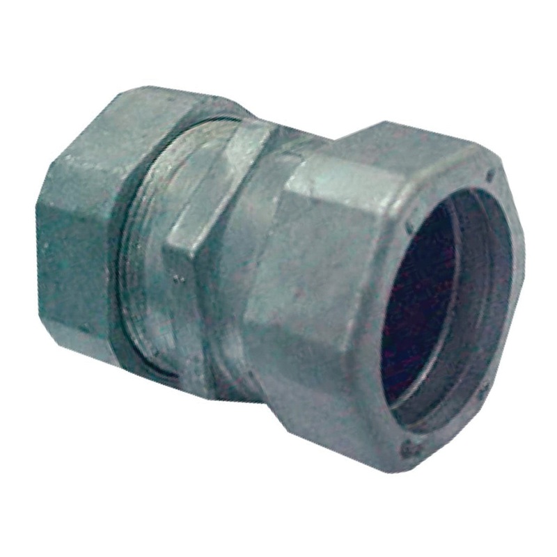 Sigma 02-55264 Coupling, 1-1/2 in Trade, For Use With: Steel EMT Conduits, Zinc, Zinc-Plated